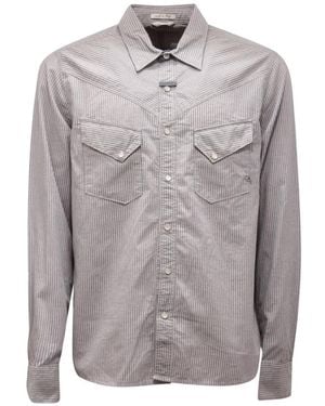 CYCLE Casual Shirts - Gris