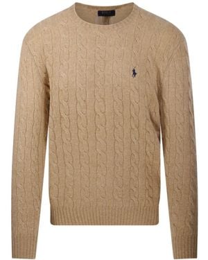 Ralph Lauren Round-Neck Knitwear - Natural
