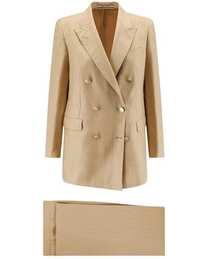 Tagliatore Single Breasted Suits - Neutro