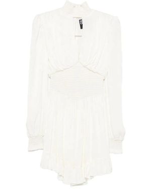 Versace Jeans Couture Kleedjes ,Wit ,Korte Jurk