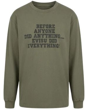 Evisu Sweatshirts - Green
