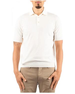FILIPPO DE LAURENTIIS Stylisches Polo Shirt - Weiß