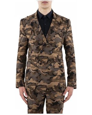 Cor Sine Labe Doli Blazers - Brown