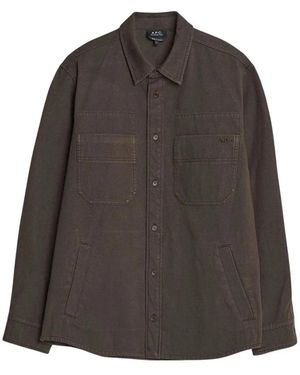 A.P.C. C0Hnz M32027 10 Overshirt - Braun