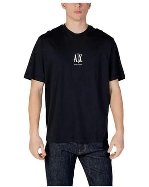 ARMANI EXCHANGE Logo T-Shirt - Zwart