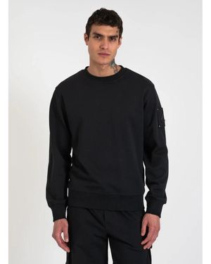 Moose Knuckles Baumwoll-Sweatshirt Mit Einzigartigem Stil - Schwarz