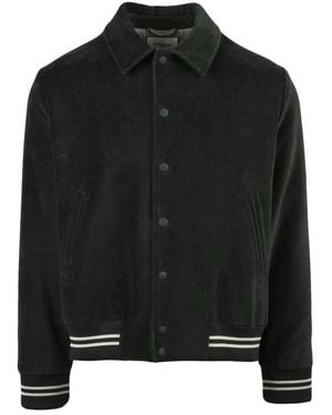 Circolo 1901 Jassen ,Groen ,Katoen Varsity Corduroy Bomberjack - Zwart