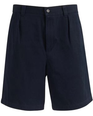 A.P.C. Korte Broeken ,Blauw ,Katoen Bermuda Plisse