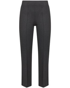 Blanca Vita Slim-Fit Trousers - Grigio