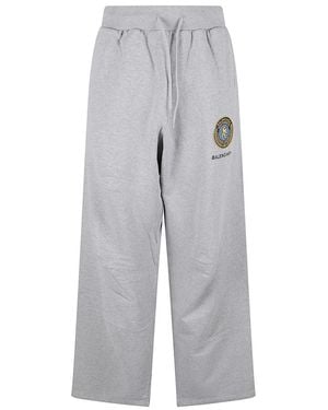 Balenciaga Wide Trousers - Gris