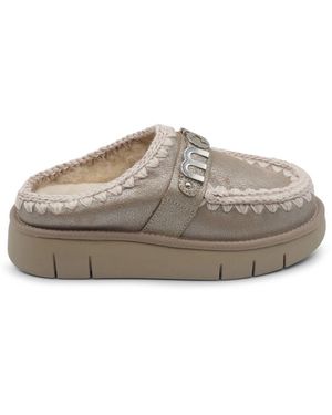 Mou Bounce Clog Special Leather - Grau