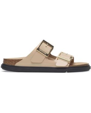 Birkenstock Sliders - Brown