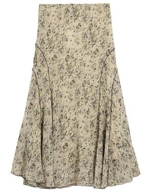 Desigual Midi Skirts - Natural