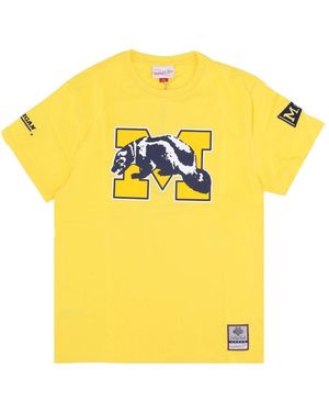 Mitchell & Ness T-Shirts - Yellow