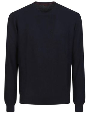 Fay Round-Neck Knitwear - Bleu