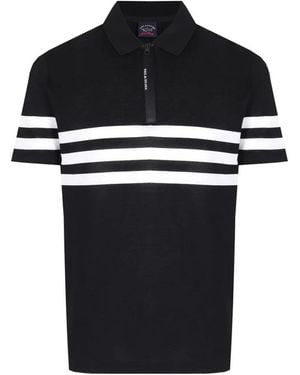 Paul & Shark Polo Shirts - Black