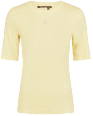 MARC AUREL Geripptes Top - Gelb