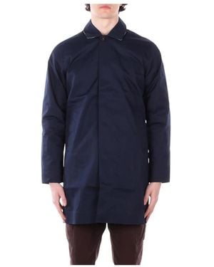 Barbour Single-Breasted Coats - Azul