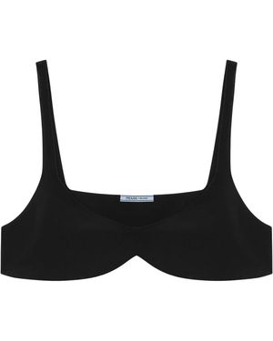 Prada Silk Bra - Zwart