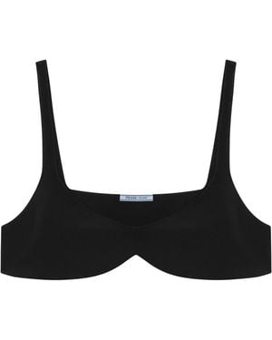 Prada Silk Bra - Zwart