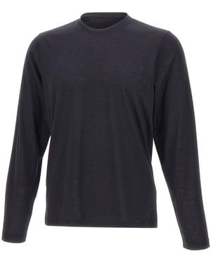 Gran Sasso Long Sleeve T-Shirts - Blue