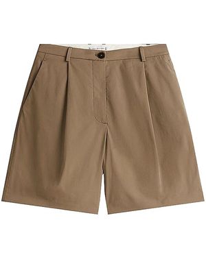 Tommy Hilfiger Braune Plissierte Shorts