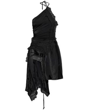 Vetements Kleid Mit Dekorativem Ausschnitt - Schwarz