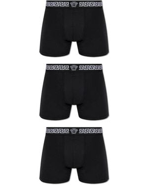 Versace Dreierpack Boxerbriefs - Schwarz
