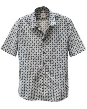 Mazzarelli Short Sleeve Shirts - Grey