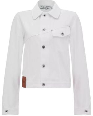 JW Anderson Denim Jackets - White