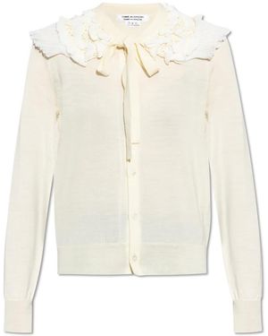 Comme des Garçons Cardigans - Wit
