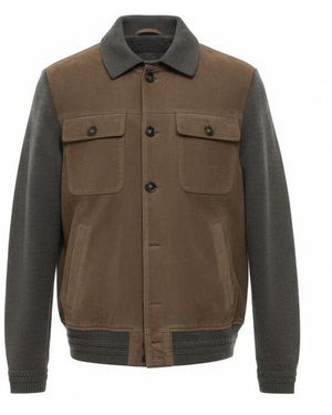 The Jack Leathers Bomber Jackets - Green