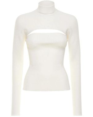 Tom Ford Langärmliger Rollkragenpullover - Weiß