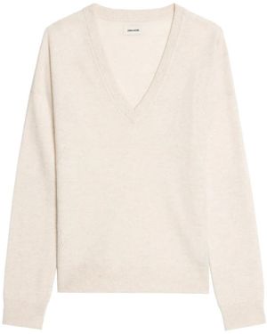 Zadig & Voltaire V-Neck Knitwear - Bianco