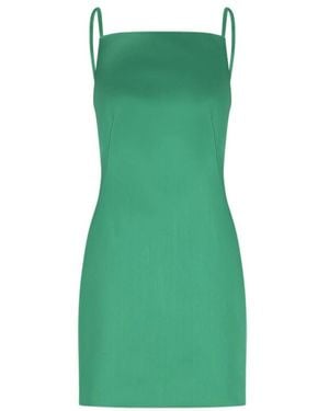 Givenchy Geschnittenes Mini-Kleid Aus Satin - Grün