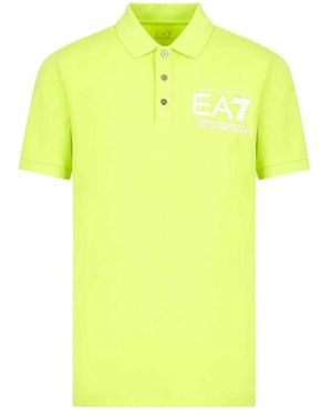 EA7 Gelbes Polo-Shirt 3Rpf16Pj03Z1871