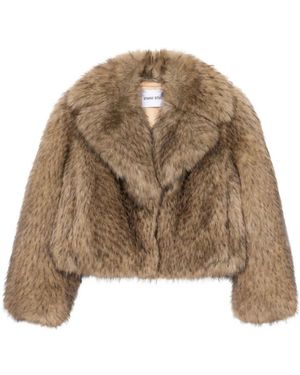 Stand Studio Faux Fur & Shearling Jackets - Brown