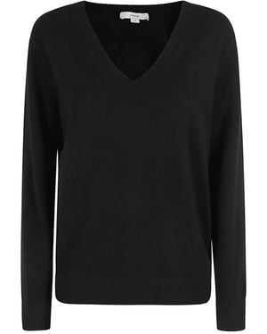 Vince Top Casual Con Escote En V, Mujer, Talla - Negro