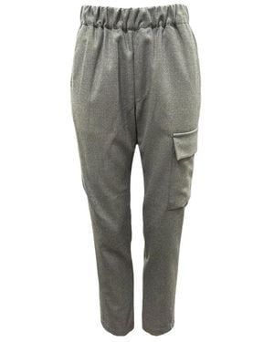 Lis Lareida Slim-Fit Trousers - Grey