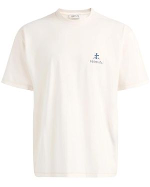 Premiata Tops ,Wit ,Katoen T-Shirt