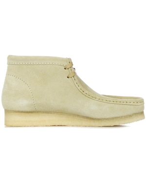 Clarks Lace-Up Boots - Natural