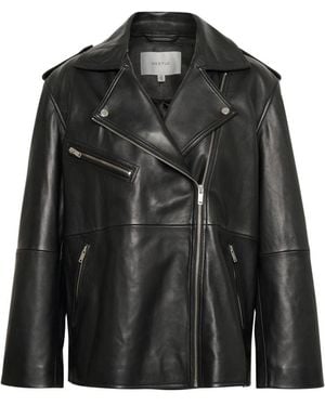 Gestuz Leather Jackets - Nero