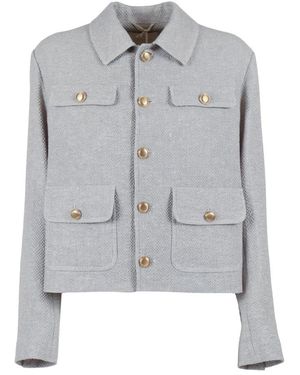 Circolo 1901 Giacca Crop - Grijs