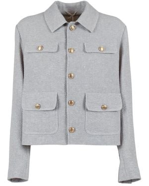 Circolo 1901 Tweed Jackets - Grey