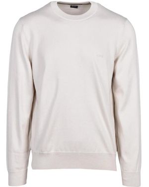 BOSS Round-Neck Knitwear - Grigio