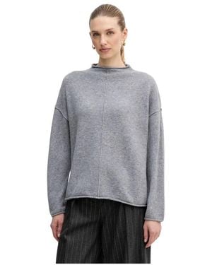 Ouí Round-Neck Knitwear - Gris