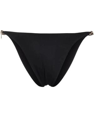 Stella McCartney High Leg Bikini Bottom - Schwarz