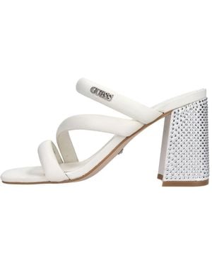Guess Heeled Mules - Metallic