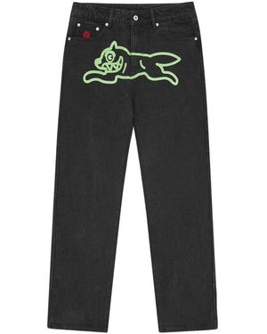 ICECREAM Laufender Hund Denimhose - Grau