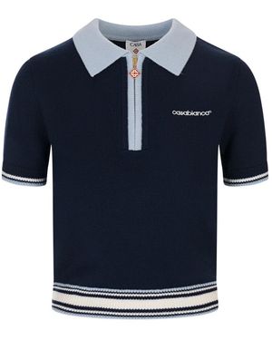 CASABLANCA Polo Shirts - Blauw